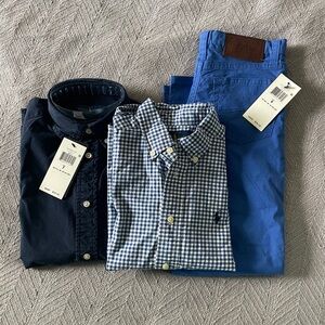 Boys Ralph Lauren bundle 6/7 NWT and EUC